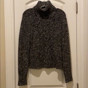 Black & White Turtleneck Sweater by Express